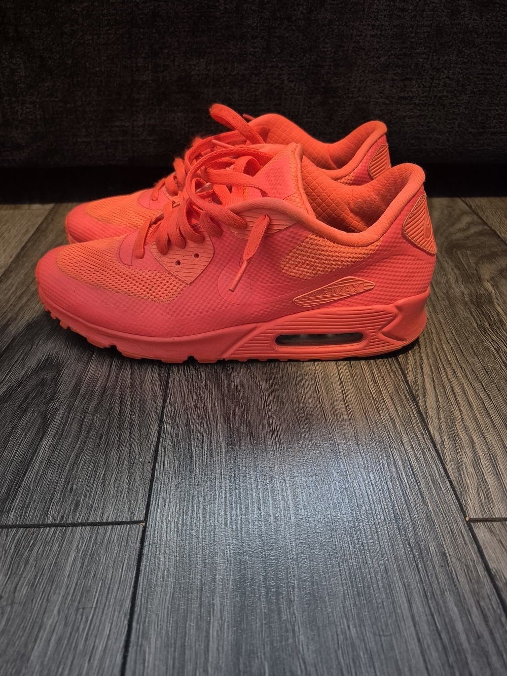 Nike Air Max 90 Hyperfuse Premium iD "Solar Red" – Size 9.5